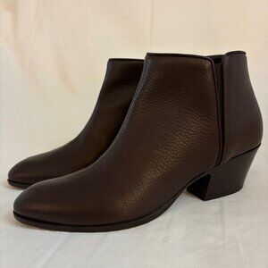 Giuseppe Zanotti Design Dark Brown Leather Ankle Boots Women's Size 37 (6.5 US)